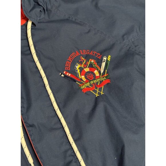 Vintage Davison’s Of Bermuda Regatta Windbreaker Jacket Preppy - Picture 2 of 9